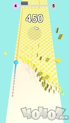 冲击的瓷块