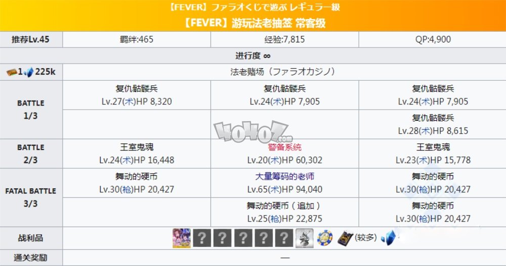 fgo泳装四期活动fever本法老赌场配置 fever副本游玩法老抽签掉落