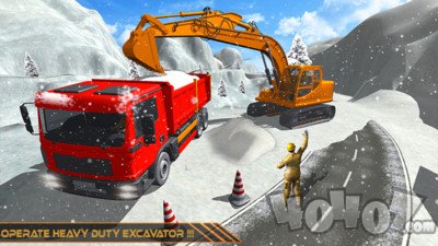 铲雪挖掘机模拟器