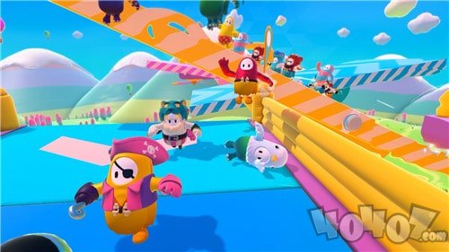 跑酷的人摔倒了