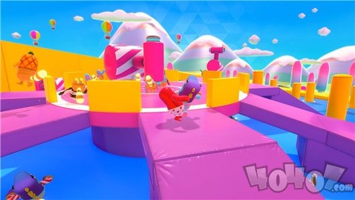 跑酷的人摔倒了