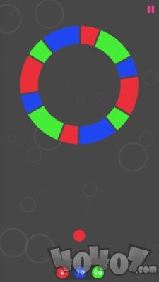 色彩小球转盘