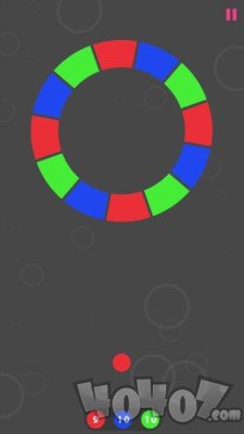 色彩小球转盘