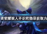 王者荣耀中谁人不识君勋章 勋章怎么获得