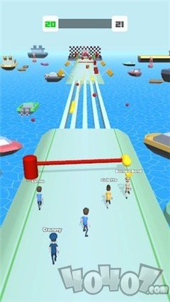 滑动冒险跑步