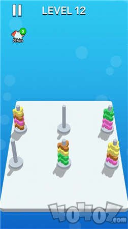 颜色堆叠3D
