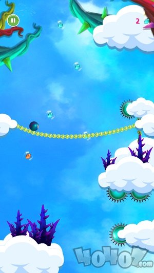 滚动的绳索天空