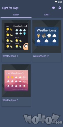 eight for kwgt