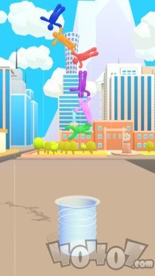 从空中掉下