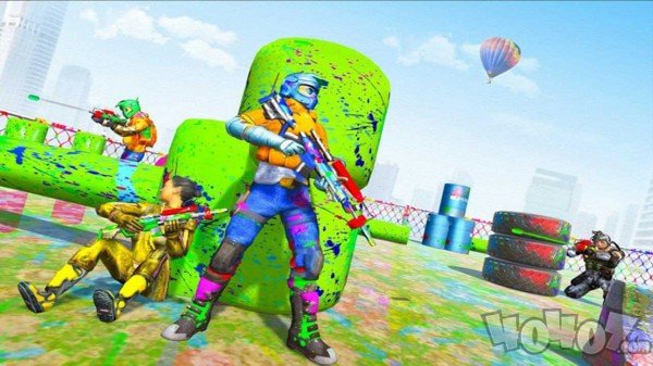 彩球行动射击游戏