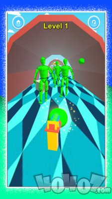 击倒所有机器人