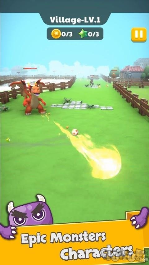 怪兽踢球