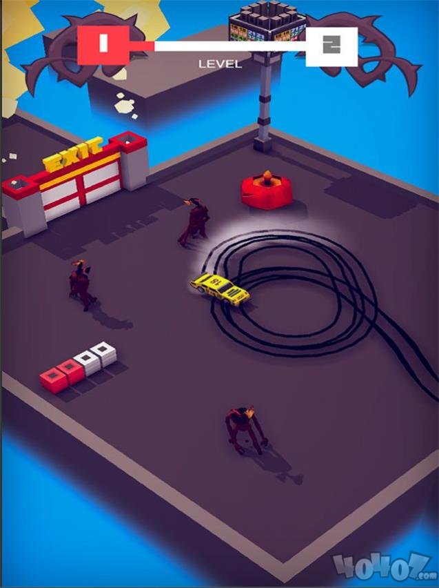 警笛头汽车漂移