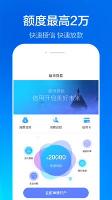 新浪贷款截图