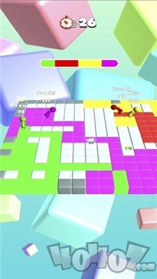 彩色六边形跳跃