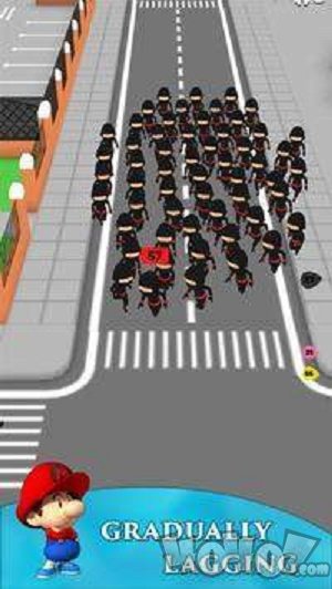 人群跑步3D