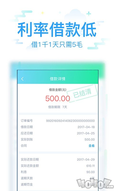 有钱花小额贷