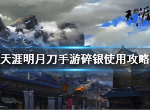 天涯明月刀手游碎银怎么用 碎银使用方法介绍
