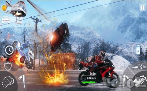 死亡摇摆摩托车