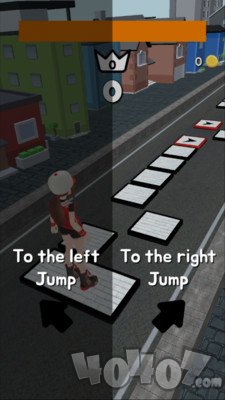 跳跃女高中生