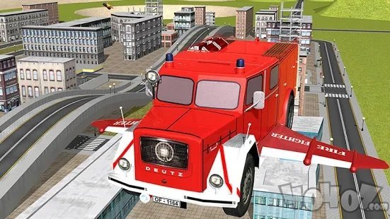 会飞的消防车3D