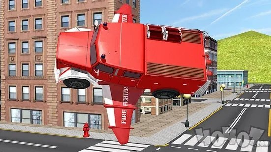 会飞的消防车3D