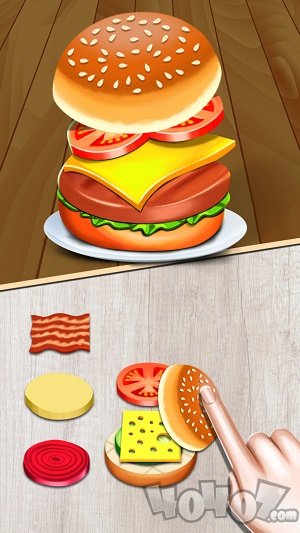 儿童汉堡包制作