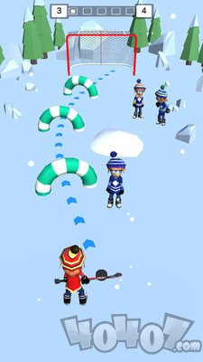 欢乐雪地竞速冰球大作战