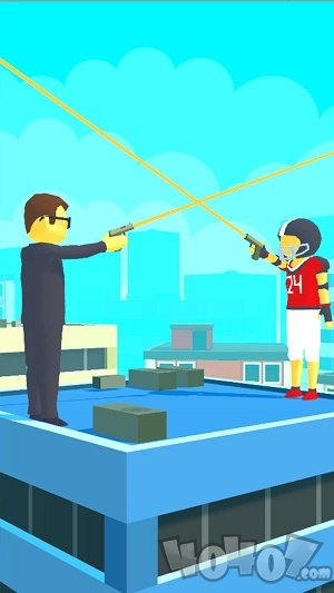 敢跟我刚枪吗