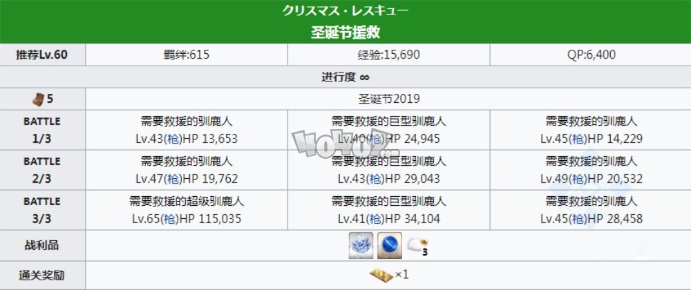 fgo圣誕五期攻略 2020圣誕南丁無限池free周回本配置掉落攻略