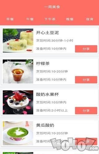 一周美食