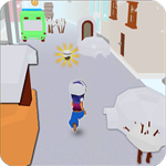 雪赛跑者