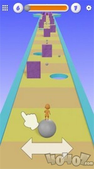 破坏球跑动