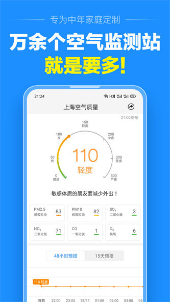 准点天气截图
