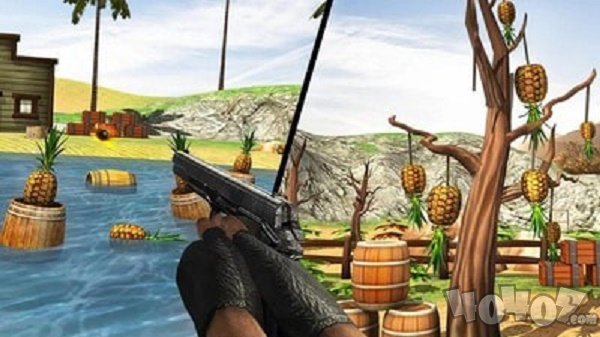 菠萝射击3D