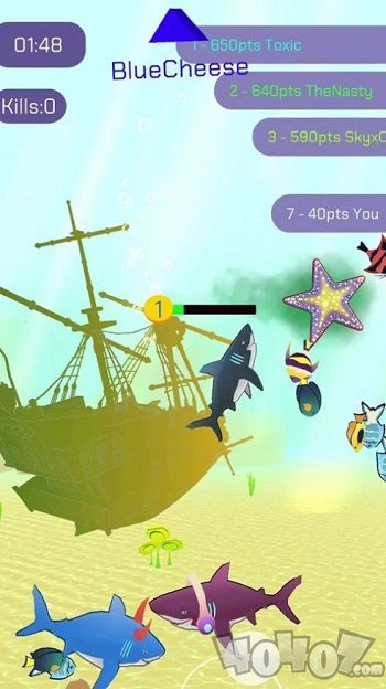 鲨鱼狩猎大作战