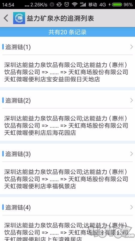 食品安全追溯