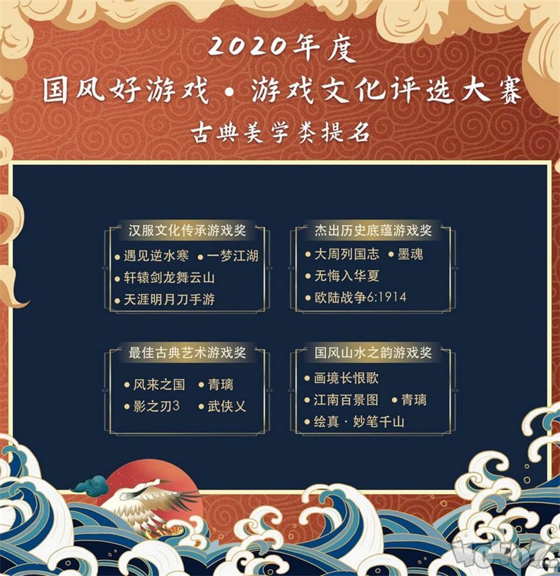 2020“國風(fēng)好游戲”游戲文化評選大賽名單出爐，百款優(yōu)秀文化游戲入圍