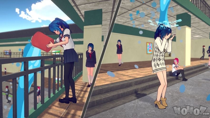 动漫高学校女孩生活3D