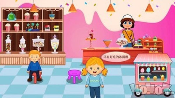 迷你城堡小镇超市