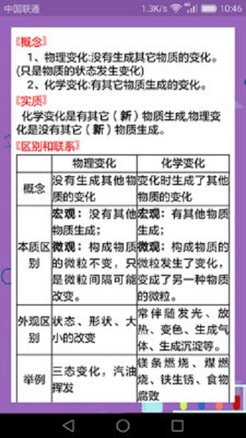 初中化学课堂截图
