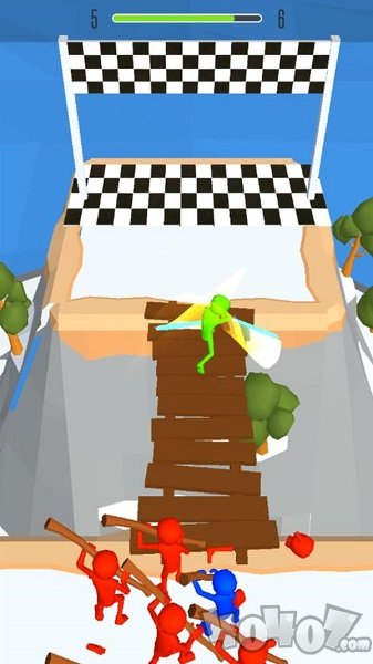 砍倒所有障碍人
