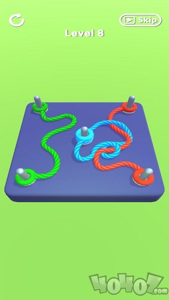 彩色绳结3D