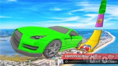 超级斜坡特技赛车