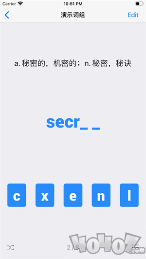 List生词本
