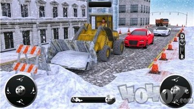 模拟铲雪车