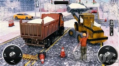 模拟铲雪车