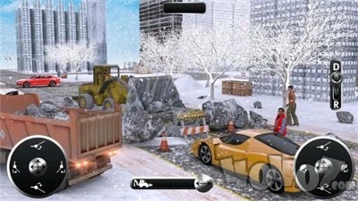 模拟铲雪车