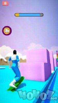 冬季滑雪比赛3D
