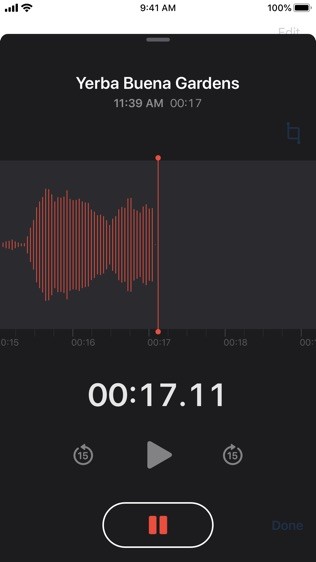 语音备忘录截图